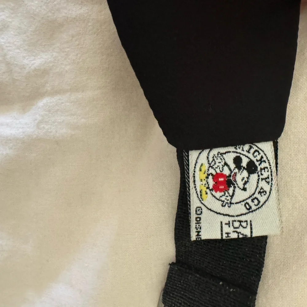 Disney Black and White Mickey Mouse tux bow and belt